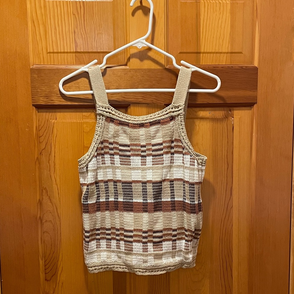 Knitted banana republic tank top